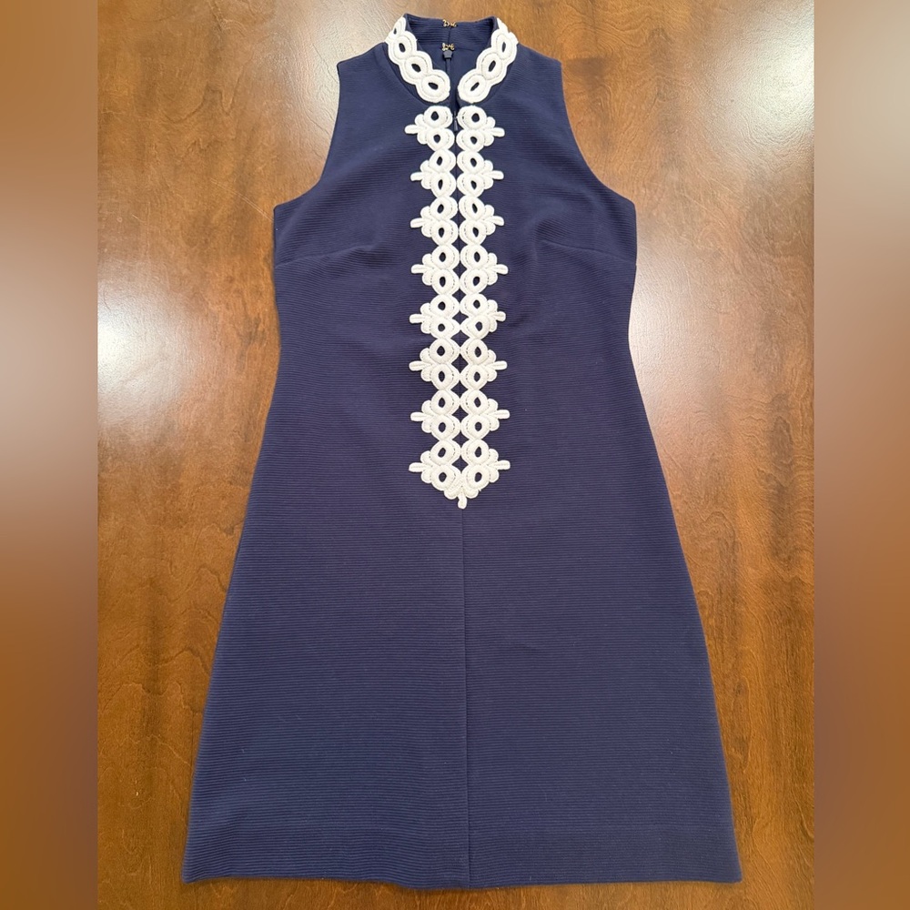 Lilly Pulitzer Callista Shift Navy Dress